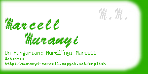 marcell muranyi business card